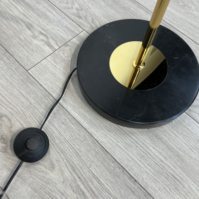 Торшер RH 1920S Odeon Clear Glass Floor Lamp GOLD