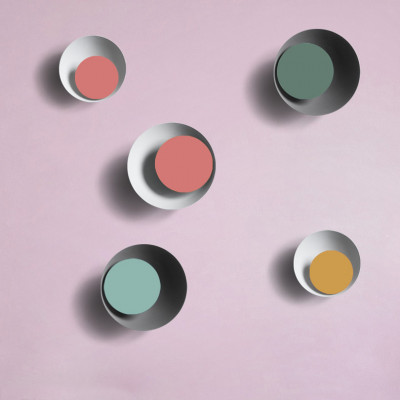 Бра TWIRL SUNSET D25 White/Green