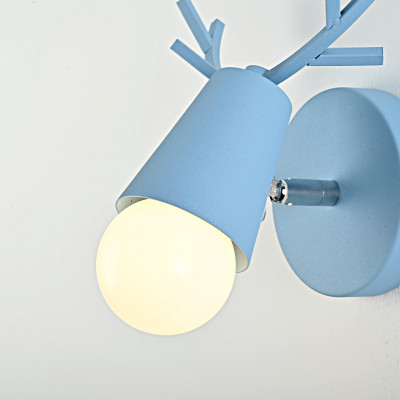 Бра с рожками DEER A Blue
