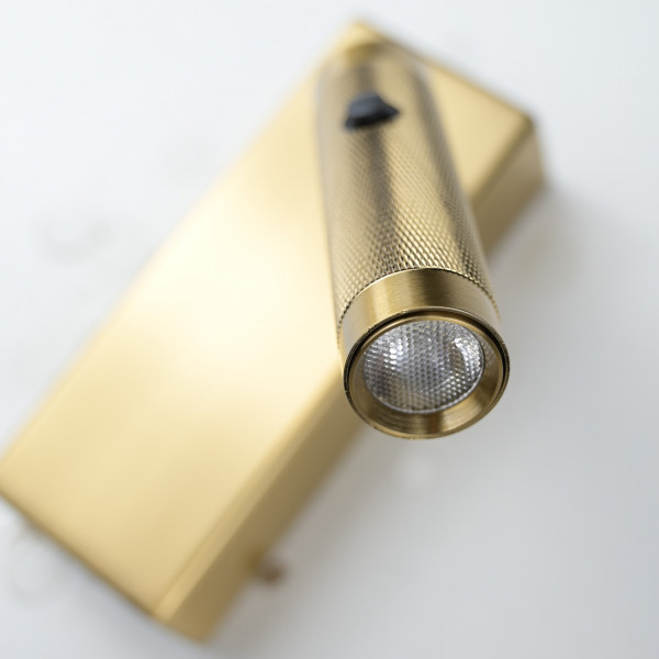 Бра Chelsom WALL LED KNURL BRASS от ImperiumLoft