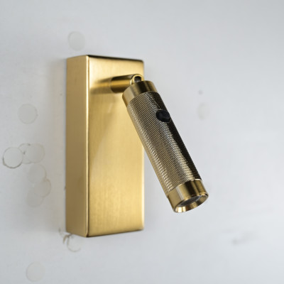 Бра Chelsom WALL LED KNURL BRASS