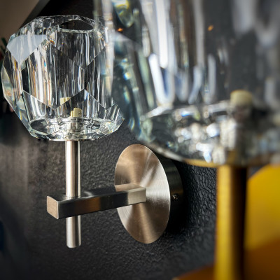 Бра Boule de Cristal Single Sconce Никель