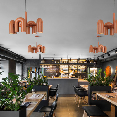 Подвесная люстра FANNY 8 Black