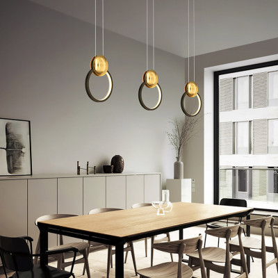 Подвесной светильник SIGHT black brass