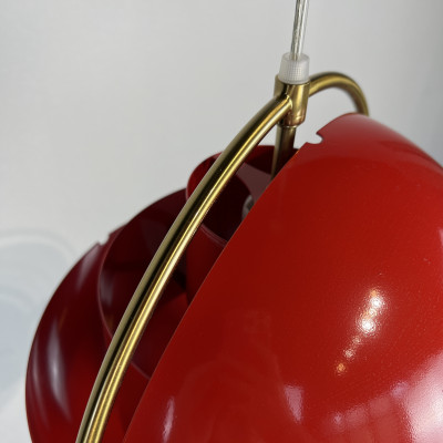 Подвесной светильник Louis Weisdorff Gubi Multi-lite Pendant Red