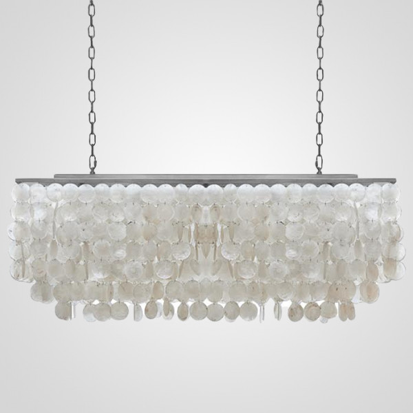 Люстра rectangle SHELL Chandelier 2 cascades от ImperiumLoft