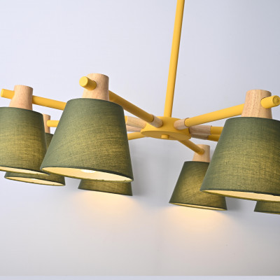 Люстра на штанге NATURA A GREEN 8