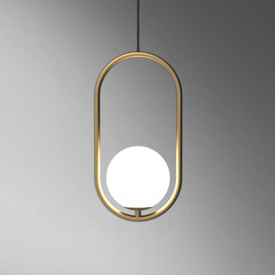 Подвесной светильник Matthew McCormick hoop 40 Gold MILA Pendant
