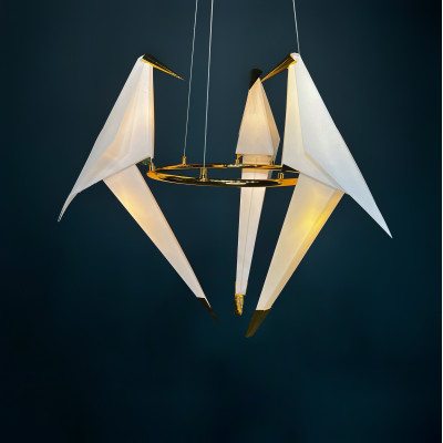 Подвесная люстра Origami Bird Chandelier 3