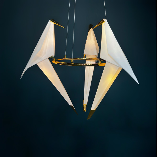 Люстра Origami Bird Chandelier 3 от ImperiumLoft