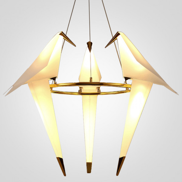 Люстра Origami Bird Chandelier 3 от ImperiumLoft