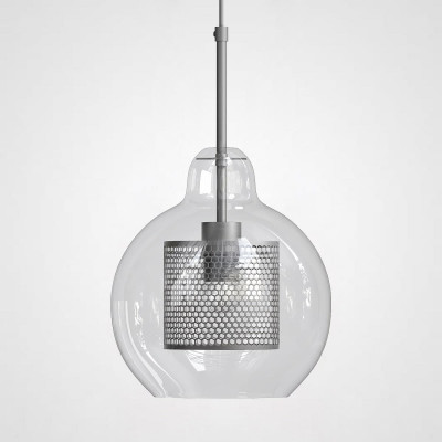 Подвесной светильник CATCH F pear silver D25
