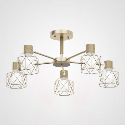 Потолочная люстра CORF B3 Champagne 5 lamps