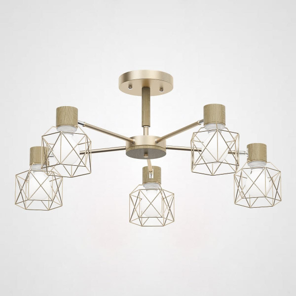 Потолочная люстра CORF B3 Champagne 5 lamps от ImperiumLoft