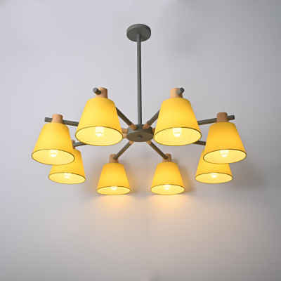 Люстра на штанге NATURA A YELLOW 8