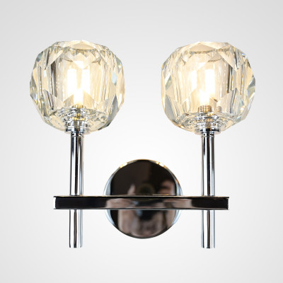 Бра  Boule de Cristal Double Sconce Chrome