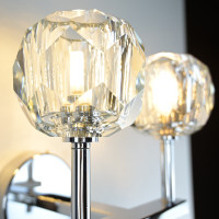 Бра  Boule de Cristal Double Sconce Chrome
