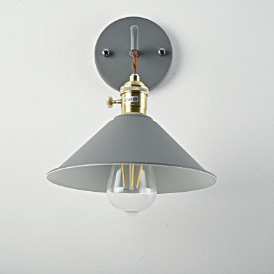 Бра с подвесным плафоном BRAID WALL Gray