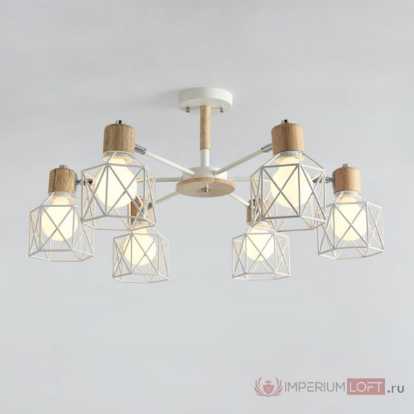 Потолочная люстра CORF B3 Yellow 8 lamps от ImperiumLoft