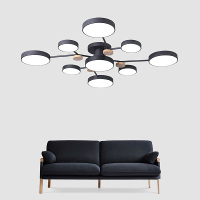 Потолочная люстра GAMMA D102 Black