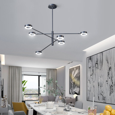 Люстра на штанге ATISSA S 6 D115 Black