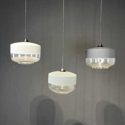 Подвесной светильник NORD D D25 Black/Transparent