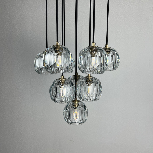 Люстра Boule De Cristal Round Cluster Chandelier 10  от ImperiumLoft