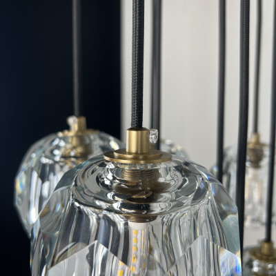 Подвесная люстра Boule De Cristal Round Cluster Chandelier 10 