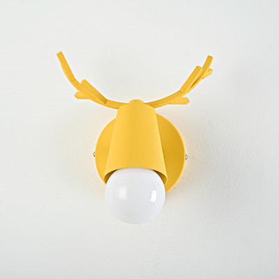 Бра с рожками DEER A Yellow