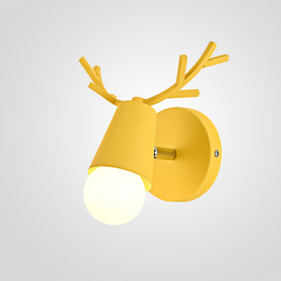 Бра с рожками DEER A Yellow