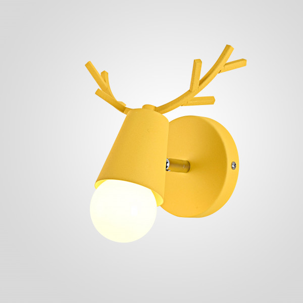 Бра с рожками DEER A Yellow от ImperiumLoft