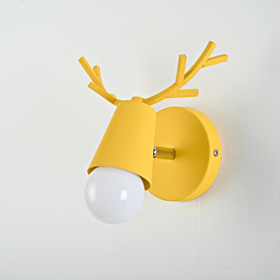 Бра с рожками DEER A Yellow