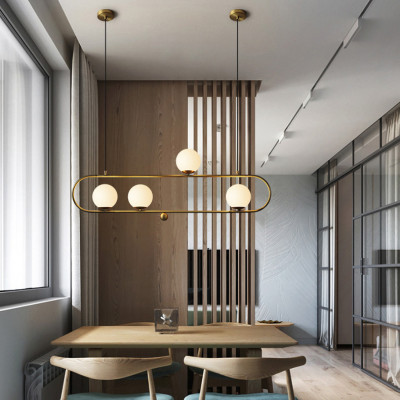 Подвесной реечный светильник HOOP L120 Bronze