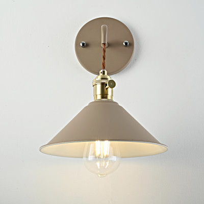 Бра с подвесным плафоном BRAID WALL Khaki