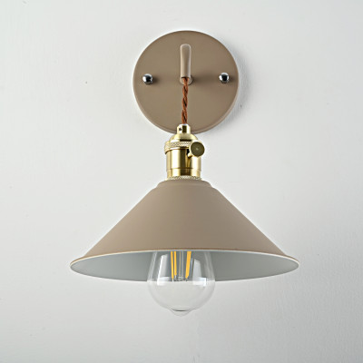 Бра с подвесным плафоном BRAID WALL Khaki