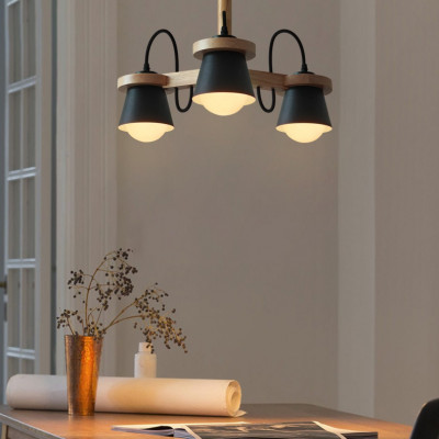 Люстра на штанге NATURA B6 Black