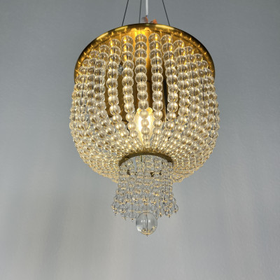 Потолочная люстра JACQUELINE WHITE SCONCE brass