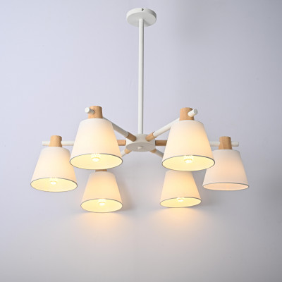 Люстра на штанге NATURA A WHITE 6