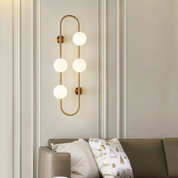 Настенное бра HOOP WALL H115 Gold от ImperiumLoft