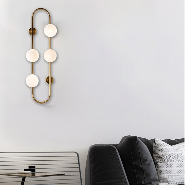 Настенное бра HOOP WALL H115 Gold от ImperiumLoft