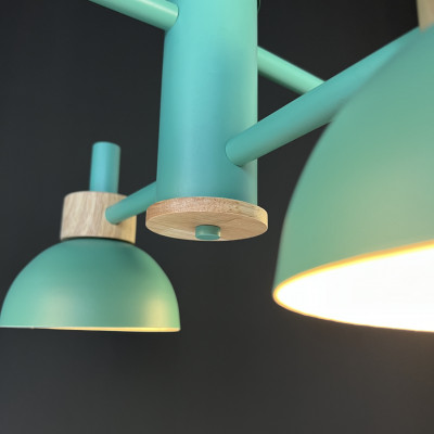 Люстра на штанге FANTA A 4 lights Green