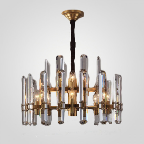 Люстра RH BONNINGTON Chandelier natural brass D660 от ImperiumLoft