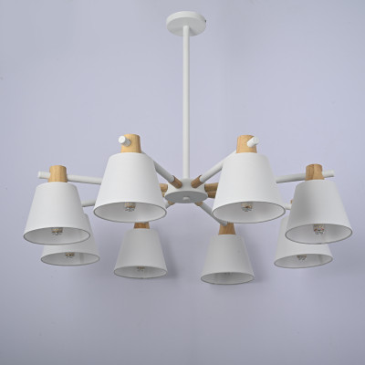 Люстра на штанге NATURA A WHITE 8