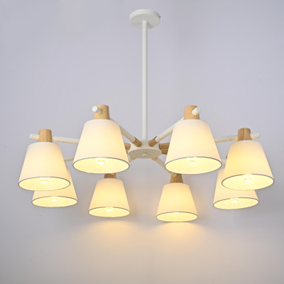 Люстра на штанге NATURA A WHITE 8