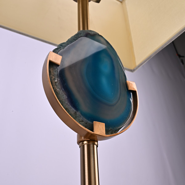 Настольная лампа Blue Agate Table Lamp от ImperiumLoft