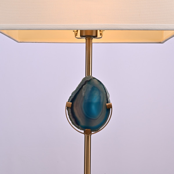 Настольная лампа Blue Agate Table Lamp от ImperiumLoft