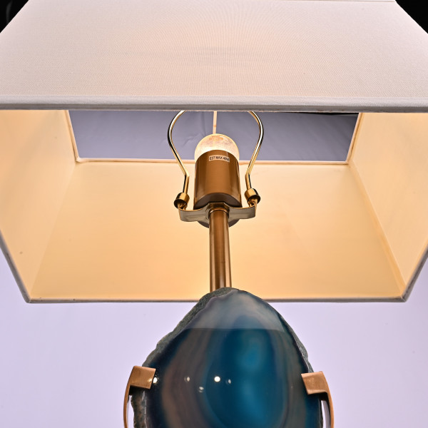 Настольная лампа Blue Agate Table Lamp от ImperiumLoft