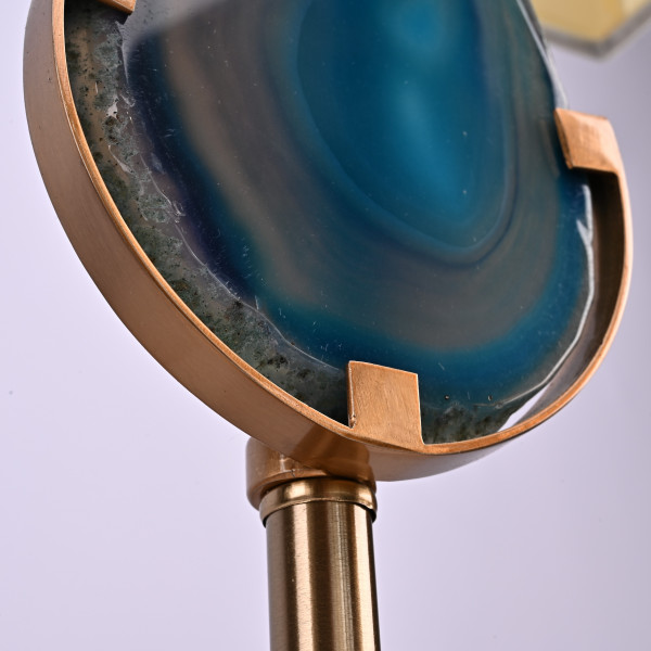 Настольная лампа Blue Agate Table Lamp от ImperiumLoft