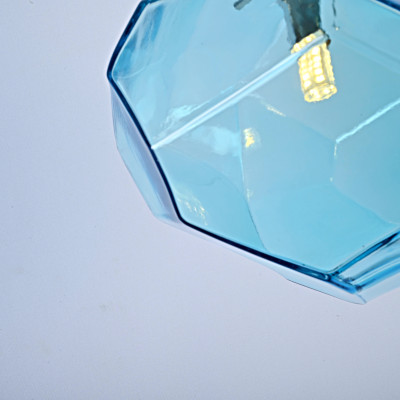 Подвесной светильник Color Ice Cube Pendant JEVIO 1 Голубой