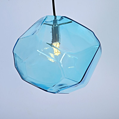 Подвесной светильник Color Ice Cube Pendant JEVIO 1 Голубой